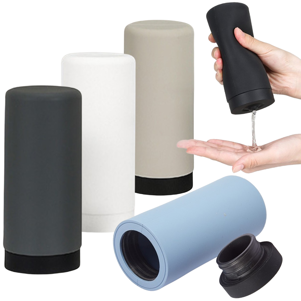 Silicone Tap Washer - Kitchen Sink Soap Dispenser Dish Washing