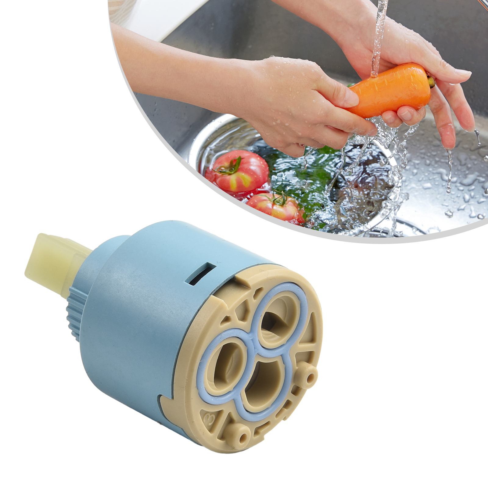 Basin Mixer Cartridge - 1pc Ceramic Cartridge 35mm/40mm Ceramic Tap
