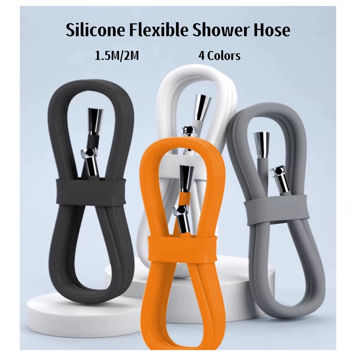 Silicone Flexible Shower Hose  - Silicone Tap Washer 리뷰 및 가격