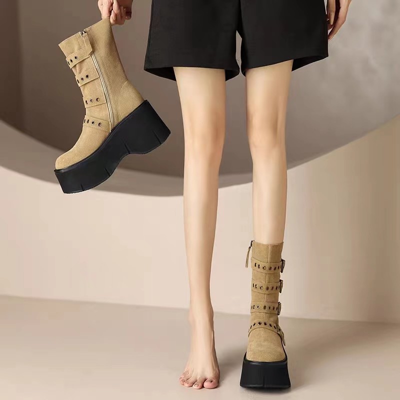 Super High Heel Retro Mid-Tube - Pipe Bending Spring 리뷰 및 가격