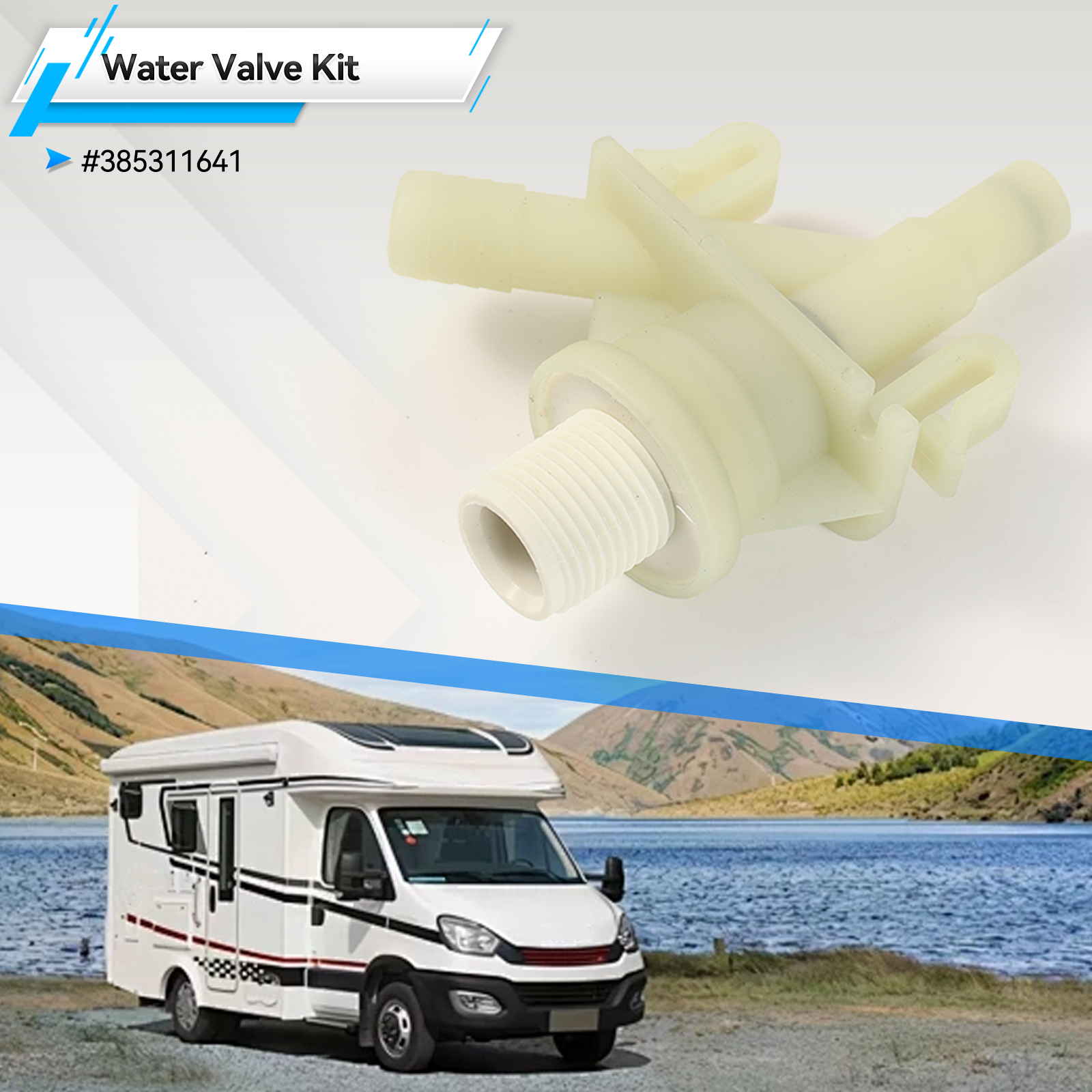 Plastic RV Camper Water Valve  - Toilet Fill Valve 리뷰 및 가격