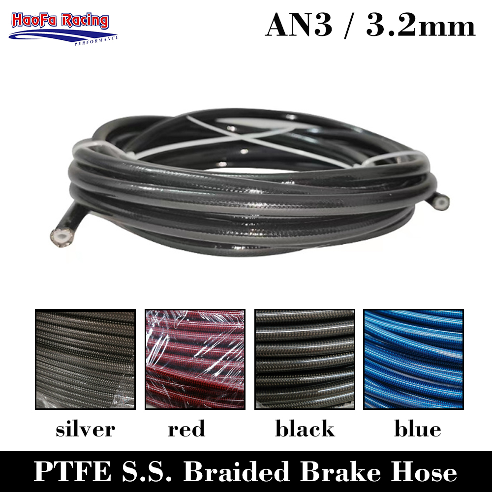 AN3 Motorcycle PTFE Brake Line - Flexible Hose Braided 리뷰 및 가격