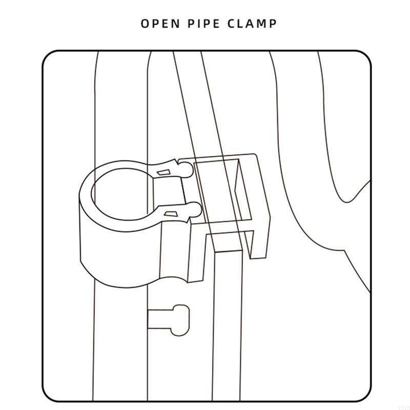 Y51B Airline Tube Holders Clam - Plastic Pipe Clip 리뷰 및 가격