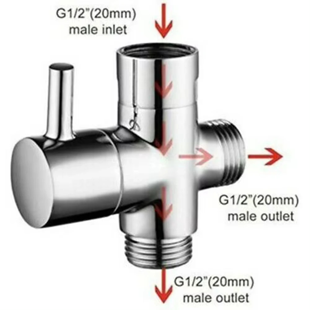 G1/2in 3 Way Diverter Valve T- - Shower Valve Cartridge 리뷰 및 가격