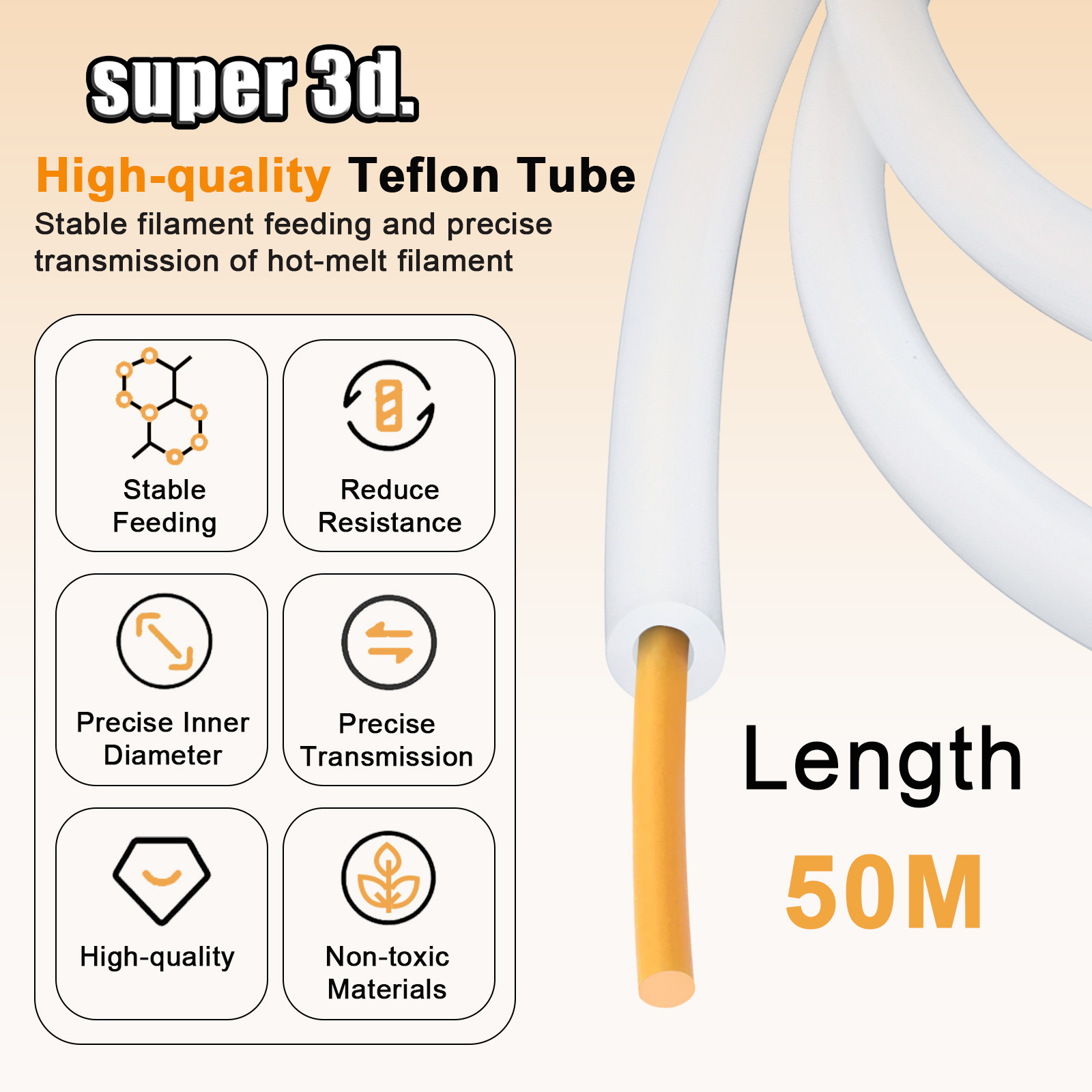 1/2/50M Bambu Lab PTFE Tube ID - Ptfe Tape Thread 리뷰 및 가격