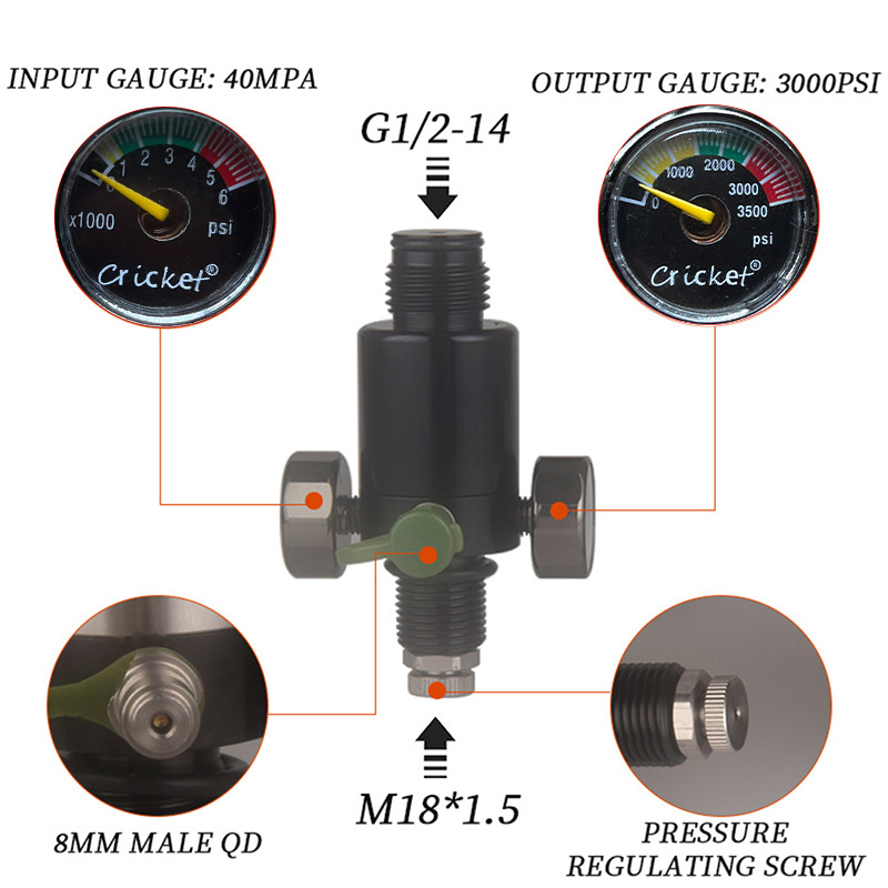 HPA Scuba M18*1.5 Pressure Reg - Float Ball Valve 리뷰 및 가격