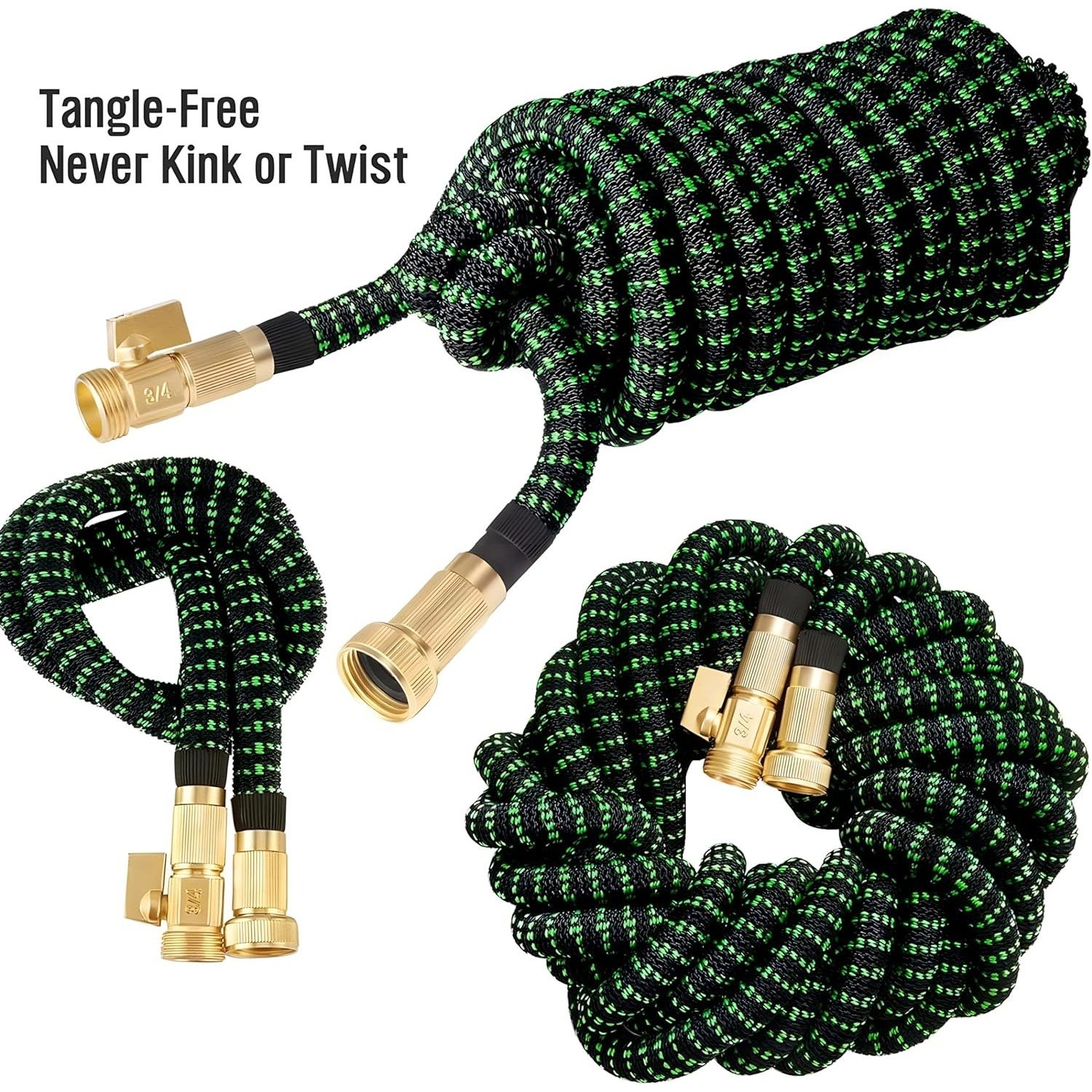 Non-Expandable Garden Hose wit - Flexible Hose Braided 리뷰 및 가격
