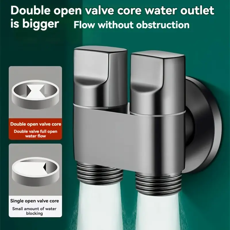 Stainless steel double outlet  - Toilet Fill Valve 리뷰 및 가격