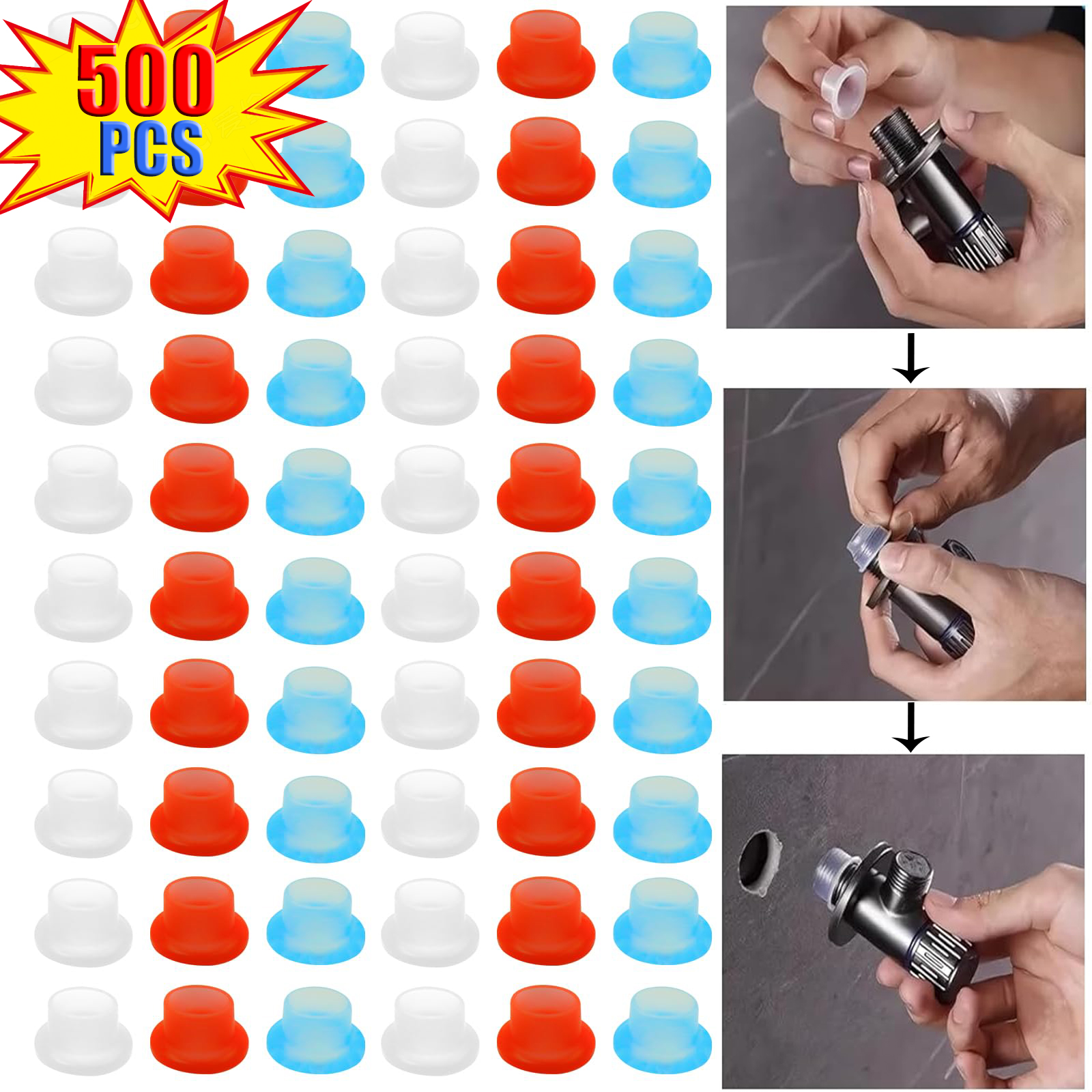 30-500pcs Faucet Leak-Proof Se - Silicone Tap Washer 리뷰 및 가격