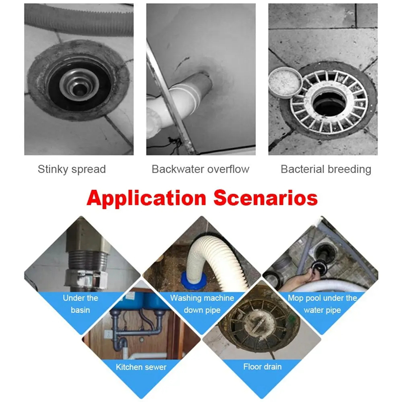 1pcs Drain Pipe Leak-proof Sea - Drain Pipe Clip 리뷰 및 가격