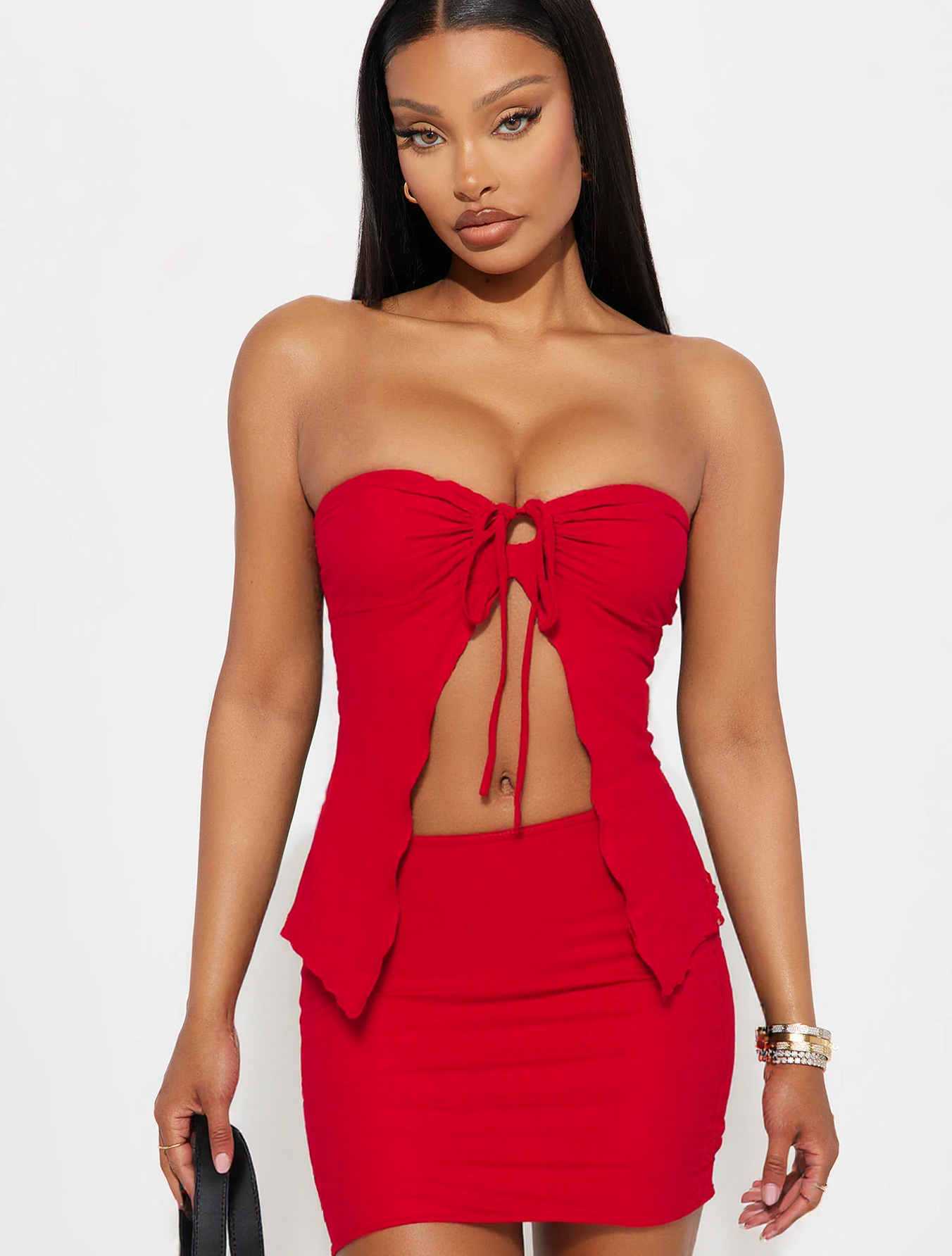 Women's Solid Color Tube Top & - Pipe Bending Spring 리뷰 및 가격