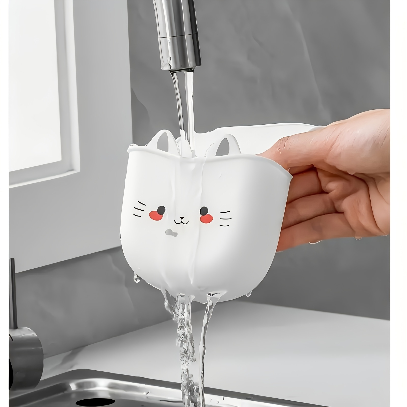 Cartoon Cat Basket Soft Buckle - Silicone Tap Washer 리뷰 및 가격