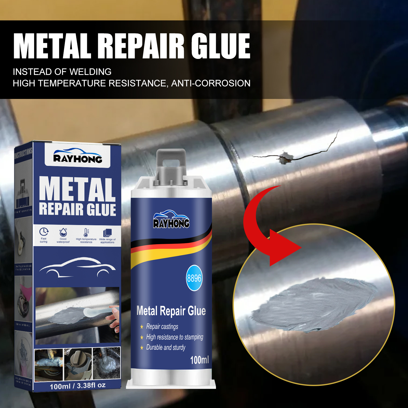 100ml Industrial Metal AB Cast - Solvent Weld Cement 리뷰 및 가격