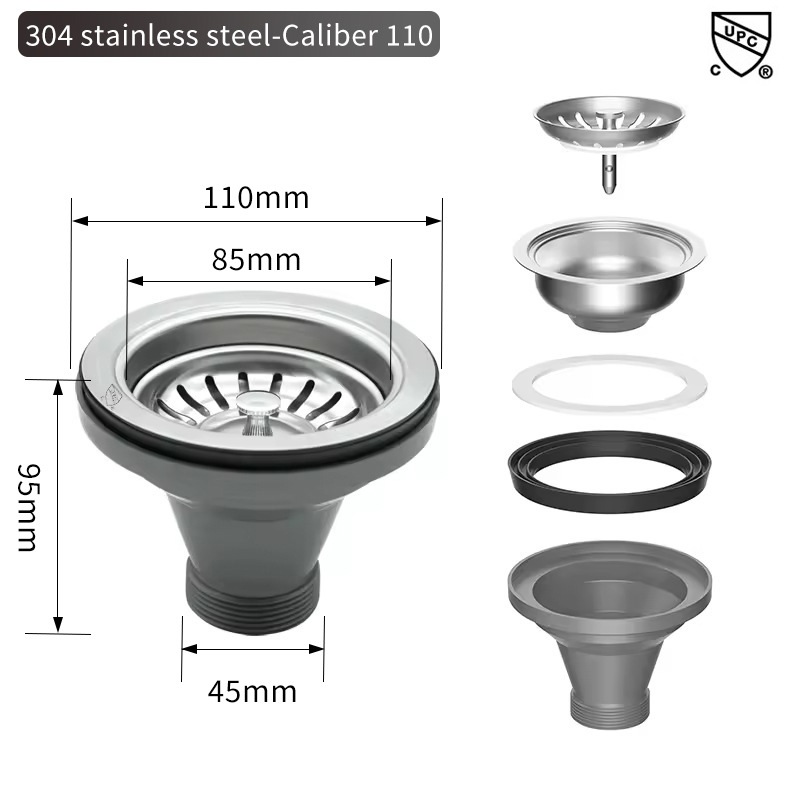 Sink Filter American Cup Kitch - Overflow Pipe Clip 리뷰 및 가격