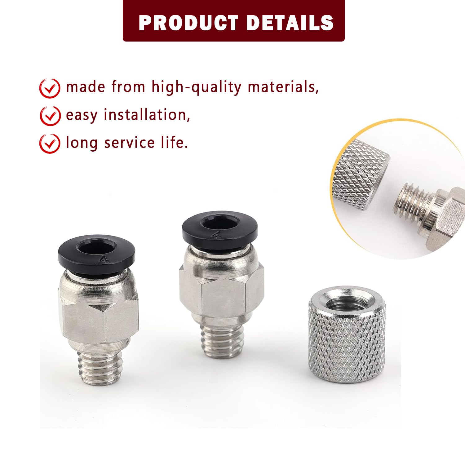 Upgrade PTFE Tube Connector St - Ptfe Tape Thread 리뷰 및 가격