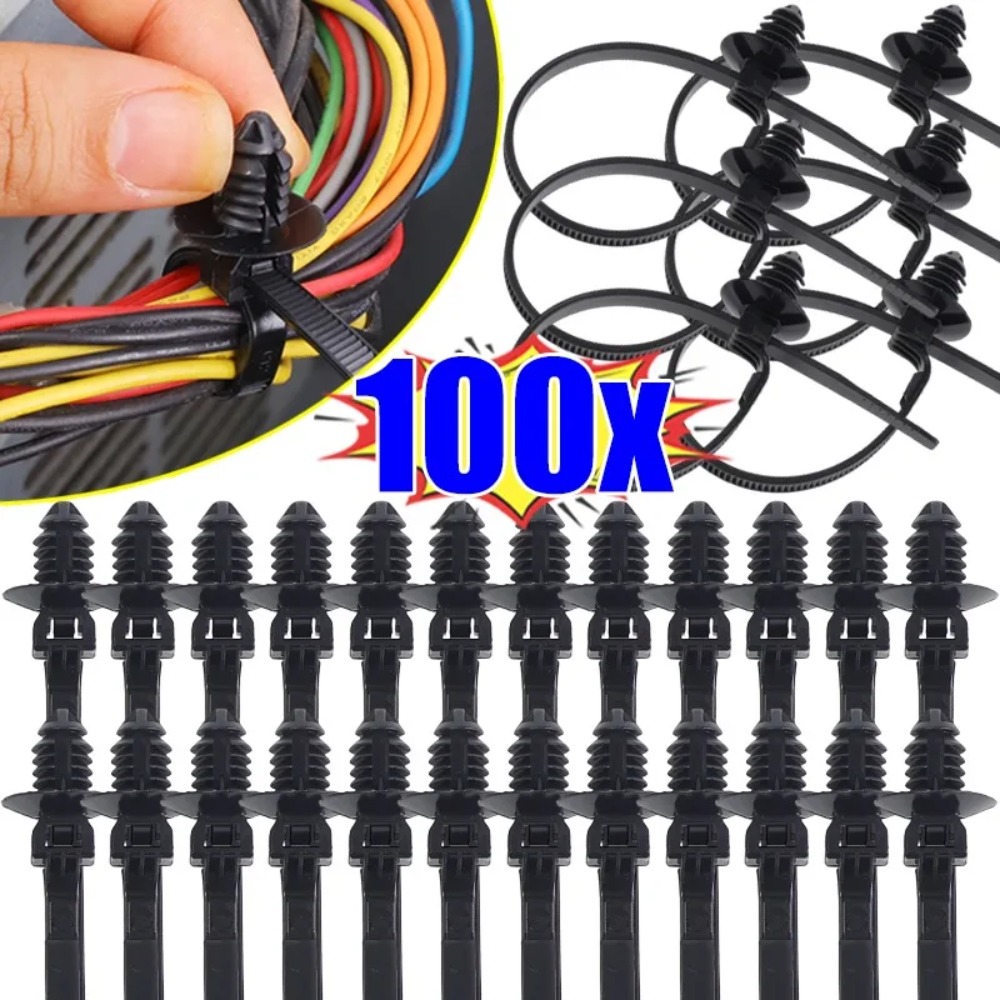 100/10pcs Nylon Self Locking Z - Plastic Pipe Clip 리뷰 및 가격