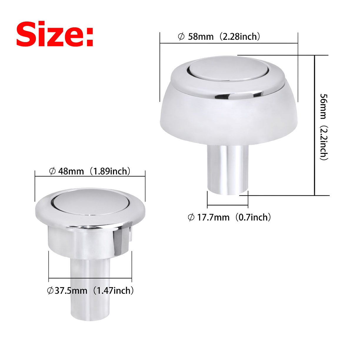 1Pcs/2Pcs 48mm Toilet Single P - Toilet Fill Valve 리뷰 및 가격