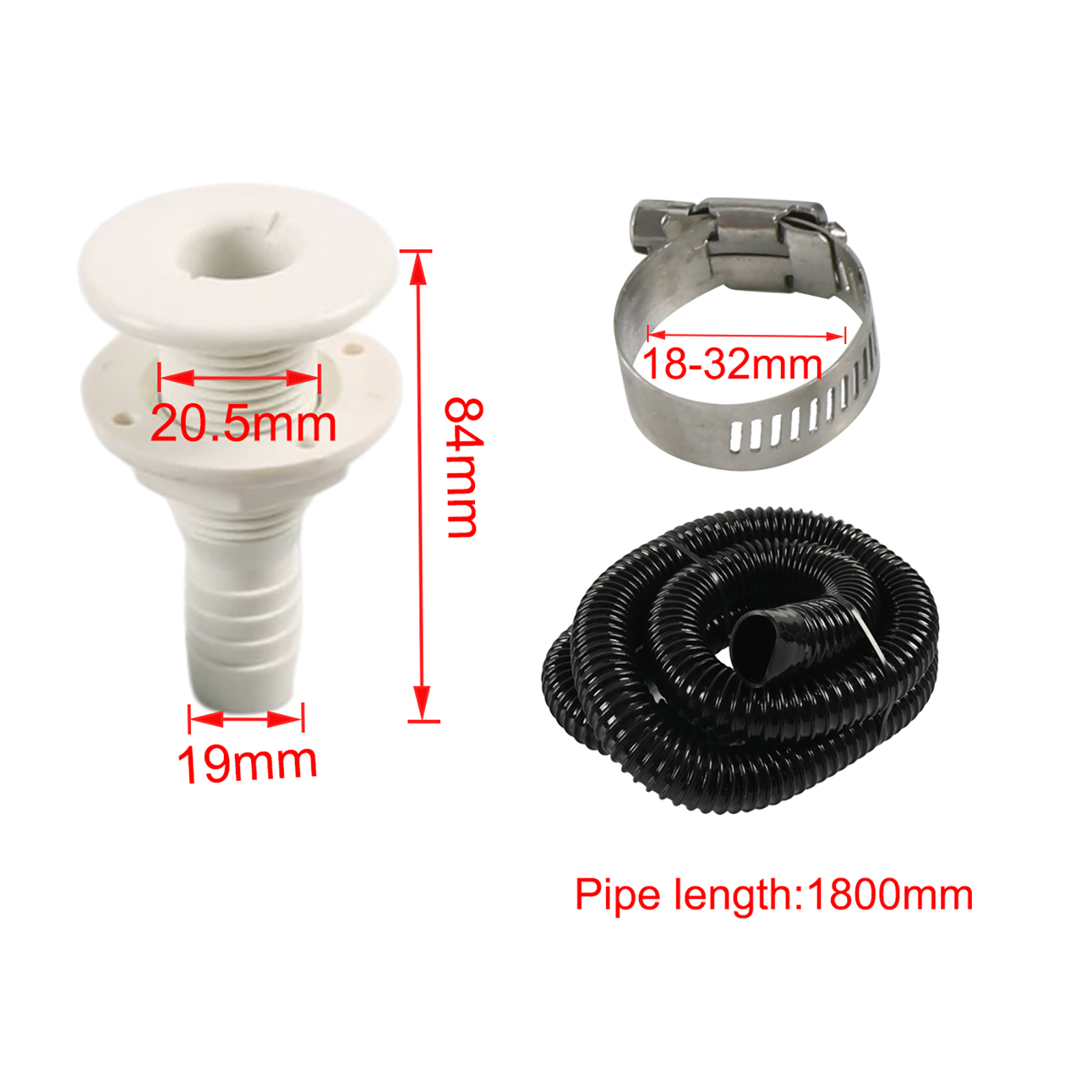 3/4 inch Hose Bilge Pump Insta - Drain Pipe Clip 리뷰 및 가격