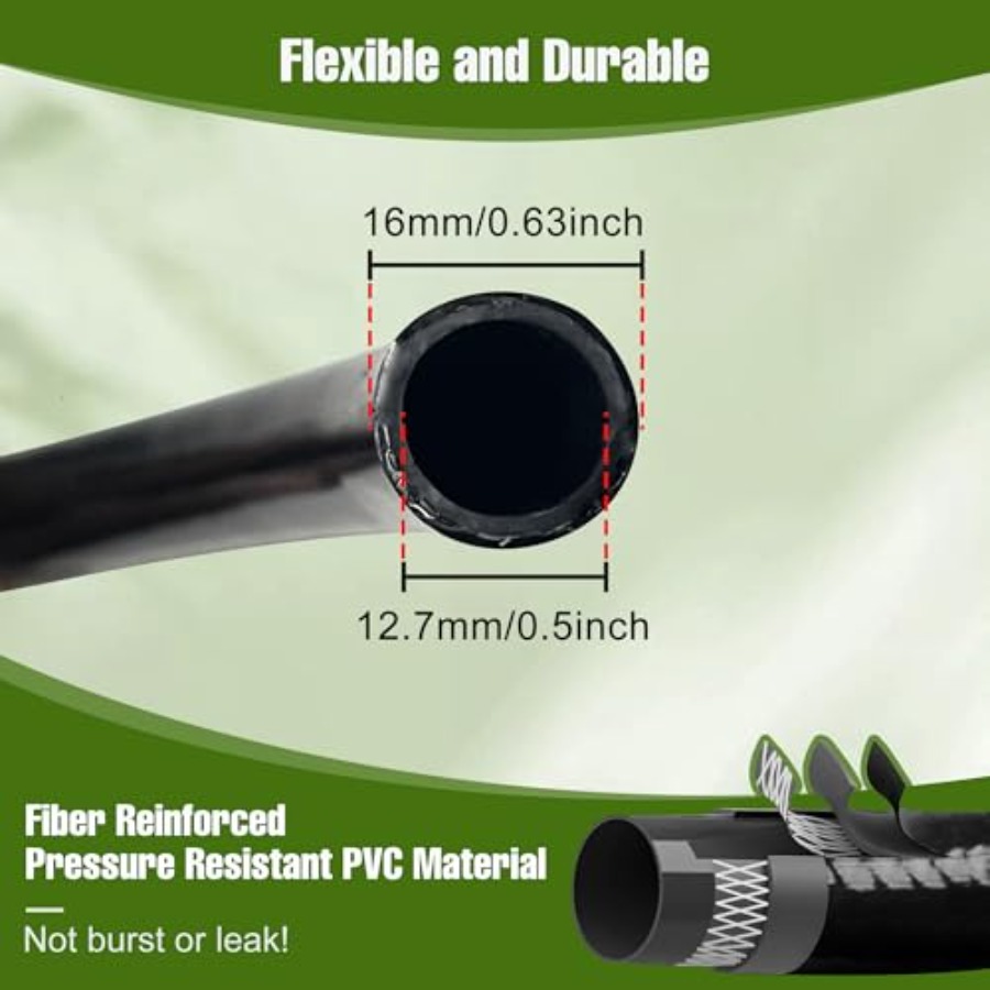 100FT 1/2 Inch Drip Irrigation - Push Fit Connector 리뷰 및 가격
